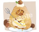 商用OK！ゆるふわイラスト描きます ゆるふわな雰囲気好きな方、SNSアイコンや挿絵にどうぞ！ イメージ3