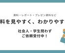 見づらいプレゼン・資料シンプルに伝わる形に整えます 見やすさを改善し、発表や提出で使いやすい形にします イメージ1
