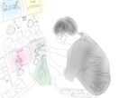 写真から淡いカラーのおしゃれな線画イラスト描きます 修正無制限！おしゃれアイコン、記念日プレゼントにおすすめです イメージ9