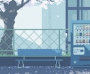 空気感のある背景のドット絵を描きます 風景とキャラを描いたドット絵　ゲームやMV、挿画や表紙などに イメージ4