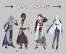 SNS・Vtuber用キャラデザ制作します イメージ決定前でも歓迎！魅力を引き出すキャラデザをご提案✧︎ イメージ3