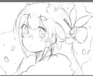 SNSで使える可愛いミニキャラアイコンを描きます アイコン、以外のご依頼もご相談ください☆ イメージ9