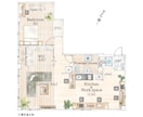 ふんわり美しい手描き風間取り図を作成します 戸建マンション店舗民泊などに。オリジナル家具や床材対応します イメージ5