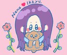 カラフルでポップな雰囲気の似顔絵を描きますます あなただけのオンリー1のイラストを描きます イメージ4