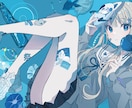 MVイラスト、サムネ描きます 青色が得意です！なんでもご相談ください イメージ5