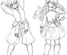 透視図法】モノクロ背景イラスト添削アドバイスします 何か変だけどどこを直せばいいのか分からない！という方に イメージ2