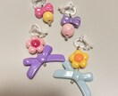キッズ用アクセサリー作ります 可愛いパーツのヘアアクセサリー、イヤリングを使ってます！ イメージ3