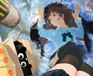 アイコンや背景込イラスト制作します アイコンから商法動画(ED画面)やアイコンにお気軽にどうぞ！ イメージ2
