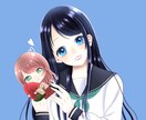 アイコン、ヘッダーお描きします 可愛い女の子の絵柄が得意です(*^^*) イメージ1