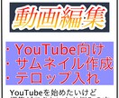 丸投げOK！YouTube向け動画編集します YouTubeを始めたい方のために動画を低価格で編集します！ イメージ1