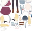 イラスト〜モデリングまで！可愛いモデル作成します キャラデザ〜モデリング、三面図、キービジュアル全て揃います！ イメージ5