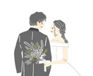 記念に残したいお気に入りの写真をイラストにします SNSのアイコンや待ち受け、結婚式のアイテムにも使える! イメージ4
