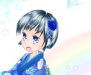 キャラクター、アイコンイラスト等、制作しています 淡く柔らかい絵を中心に描いてます。 イメージ1