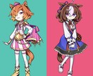 キャラクターイラスト描きます アイコン・立ち絵・動画に使えるコントラストの強い絵柄です！ イメージ8