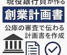 現役銀行員が公庫の「創業計画書」を作成します 審査で伝わる事業計画書を作成します イメージ1
