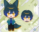 ミニLive2D用パーツ分けイラスト製作します ちびキャラをLive2Dで動かしたい方に！ イメージ5