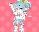 ふんわりかわいいミニキャライラスト描きます 商用利用料込みの料金です◎ポップ・水彩風が得意 イメージ6