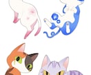 猫ちゃんのイラストお描きします 〜猫ちゃん好きのためのイラスト〜ラフ修正制限なしです イメージ7