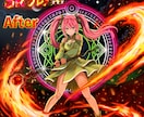 炎・ネオン・エフェクト！劇的魔法レタッチをします 歌い手サムネイル/ソシャゲ風/ラグジュアリー/ロゴ/炎と光を イメージ3
