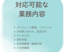 オンライン秘書　１ヶ月事務作業のサポートします 事務業務10年の私が、トータルサポートします。 イメージ4