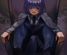 自作楽曲用のオリジナルイラストを制作します 影がある可愛さとカッコよさを合わせもったイラストを作ります イメージ5