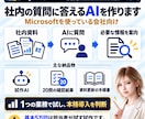 Copilot Studioで社内AIを開発します 社内の質問に答えるAI｜20問テスト・更新手順書付き イメージ2