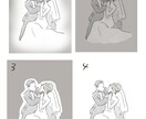 シンプルおしゃれなウェディングイラスト描きます 10名様まで特別価格！先着順です⭐︎ イメージ6