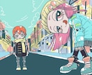 キュート＆カラフルなオリジナルイラスト作成します お見積もりだけでも結構ですのでお気軽にお問い合わせ下さい！ イメージ2