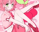 商用利用ok！可愛い女の子のイラスト作成します ふわふわポップで可愛いキャラクターをお好きなテイストで♪ イメージ1