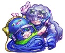 色鮮やかで目を引く【SNS用アイコン】描きます あなたのためのキラキラのアイコン描かせていただきます！ イメージ3