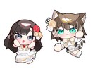 商用可✦個性ぎゅぎゅっと！可愛いミニキャラ描きます チャームポイントにフォーカスし、あなたをちまっと可愛く！ イメージ5