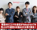 ヤフーショッピングの事なら何でもご相談にのります ヤフーショッピングの売上UPや運営の悩みなどサポートします！ イメージ1