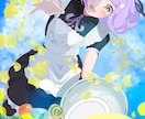 かわいい女の子と爽やかな雰囲気のイラストを描きます あなたのイメージに合うイラストを制作します！ イメージ9