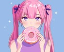 3名さま限定！可愛い女性イラスト描きます アニメ塗りで、可愛い女性イラストを描きます。 イメージ2
