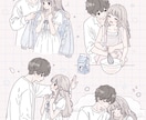 ふんわり可愛い、淡色イラスト描きます ＊じぶんだけの可愛いSNSアイコンにしてみませんか＊ イメージ4