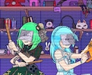 歌ってみた用のイラスト制作します オリジナルキャラで歌ってみたを特別に！ イメージ6