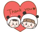 可愛い我が子のLINEスタンプ作ります 家族や友達にクスッと笑えるゆるカワオリジナルLINEスタンプ イメージ1
