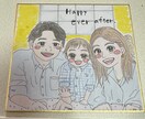 結婚記念日やお祝い事に向けた似顔絵を描きます 色鉛筆で温かみのある雰囲気に仕上げます✿︎ イメージ2
