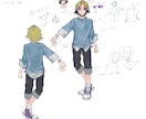 V配信用のキャラデザ〜モデリング用素材の作成します あなたのこだわりを詰め込んだキャラクター作成をお手伝いします イメージ2