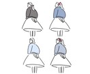 アイコン、プレゼント用のシンプルイラスト描きます 思い出の写真をイラストにして、プレゼントしてみませんか？？ イメージ6