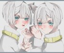 モノクロチックの少年少女描きます モノクロチックな雰囲気暗めのイラストです！ イメージ4