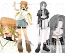 立ち絵承ります 1枚1枚丁寧に描かせていただきます！表情差分3つまで無料！ イメージ4