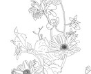 線画でシンプルお洒落に描きます お子様やカップルの写真、好きな物をシンプルに描きます。 イメージ7