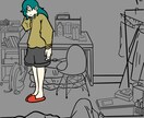 期間限定特価本格的に独特な画風でイラスト作成ます 雰囲気を出してクオリティアップ！ イメージ5