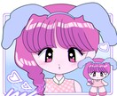 リテイク無し・あなたのOC可愛く描きます あなたのOC可愛く描きます♪二次利用OK★ イメージ1