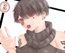 SNSアイコンや1枚絵書きます ふんわりしたイラストや真逆のダークなイラストを納品します イメージ4