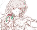 ふんわり可愛いラフな絵のアイコン描きます ラフ絵に近いので早い納品が可能です！ イメージ2