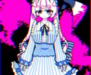 地雷系・病みかわ女の子イラスト制作します オリキャラ・創作女子向けにどうぞ！最短即日納品です！ イメージ8
