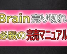Brain売り切れ！必殺の完売マニュアルを教えます Ｂrainを完売させた全ステップを公開 イメージ1