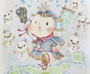 イラストや似顔絵お描きします ほんわか癒し系の手描きイラスト作成 イメージ3